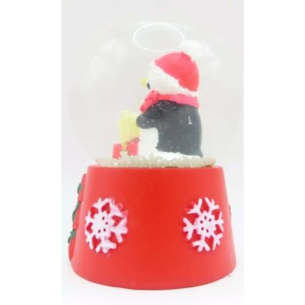 Miniature Penguin Snowglobe 6 CM Christmas Festive Decoration Gift Christ Love