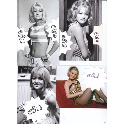 4 Photo Set A - Beautiful JUDY GEESON Cult Movie Actor Hammer - £1.49 Lot
