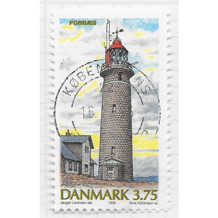 DENMARK DANMARK 1996 LIGHTHOUSES FORNAES 3.75Kr USED
