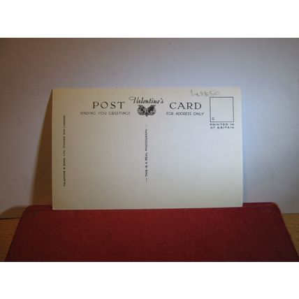 INTERIOR, BOSHAM CHURCH, SUSSEX unused vintage postcard RP by Valentine =