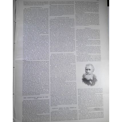 Harper's Weekly May 9, 1891. The Horse from ranch to market; Carnegie Hall; etc