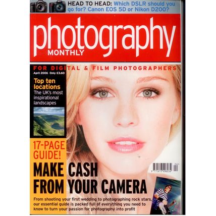 Photography Monthly April 2006, excellent condition