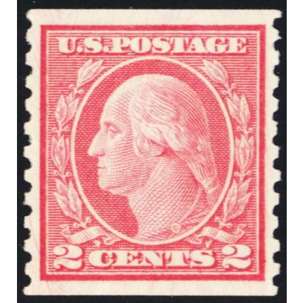 454, Mint NH XF 2¢ Coil - GEM QUALITY! - Stuart Katz