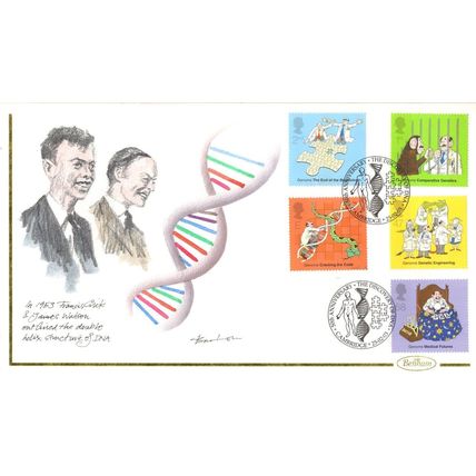 Richard Barton DNA Benham LIMITED EDITION OF 50 Hand Signed FDC