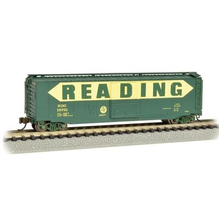 Bachmann USA 19461 50' Sliding Door Box Car Reading N Gauge - NEW