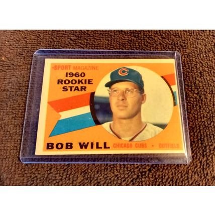 Topps 1960 RC Star 147 Bob Will Chicago Cubs 6.0 EXMT Or Better No Creases (GC)