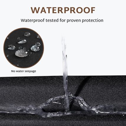 Ibirdie Outdoor Waterproof Hot Tub Swim SPA Cover 218 X 97 Inch Fit 8 X 18 Ft, 2