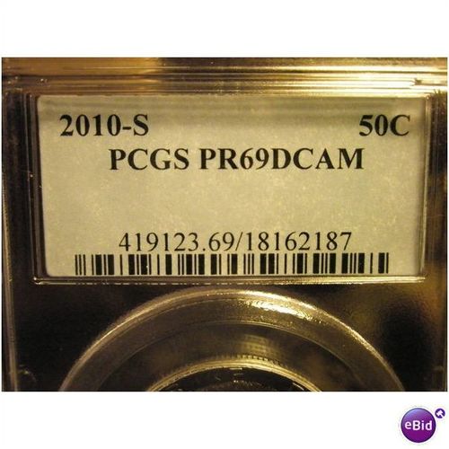 2010 S PCGS PR69DCAM Kennedy Half Dollar (FRE SHIP)
