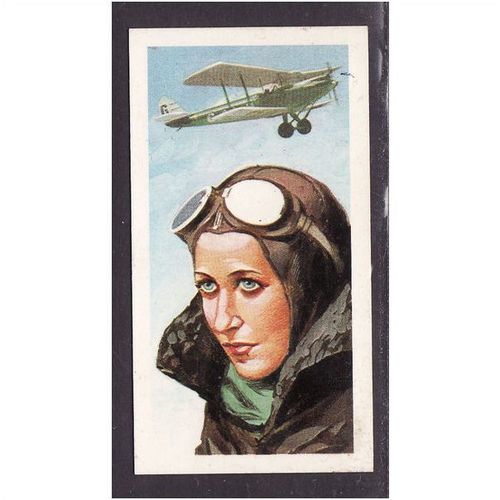 Brooke Bond Tea Card, Famous People, no.41 Amy Johnson