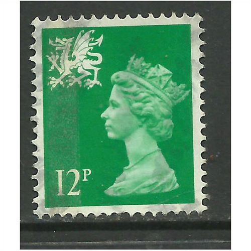 Wales GB 1986 12p Bright Emerald Machin SG W36.(H103