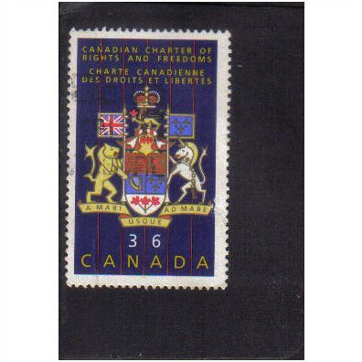 1987 canada coat of arms 36c f/u sg1239