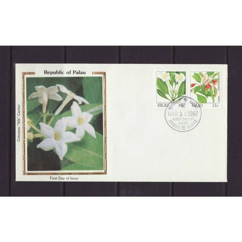 Palau 1987 FDC Flowers (B-102)