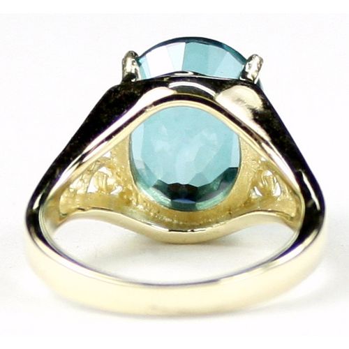Paraiba Topaz, 10KY Gold Ring, R057