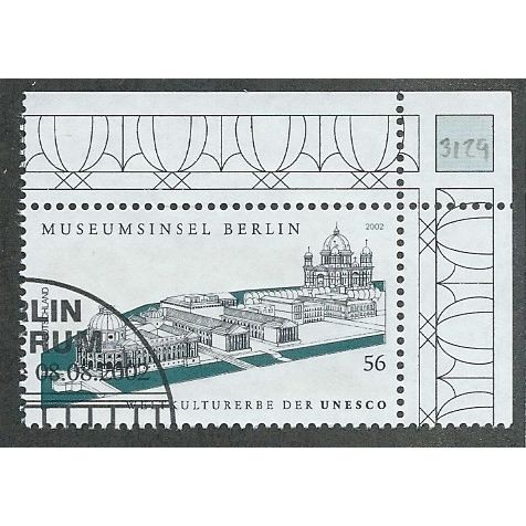 GER 2002 56c 'U.N.E.S.C.O MUSEUM ISLAND '(CORNER MARGIN) FINE USED (EBID49-466)