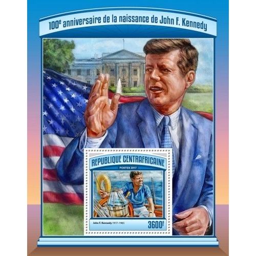 CENTRAL AFRICA 2017 SHEET MNH JFK KENNEDY PRESIDENTS USA 1A