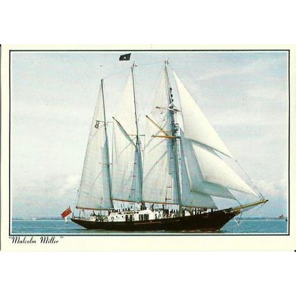 Sailing Ship MALCOLM MILLER Postcard (J. Arthur Dixon PTS 25343)