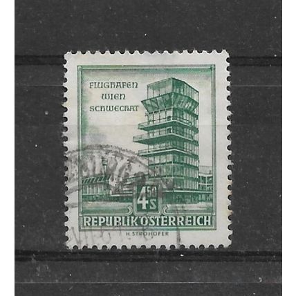 Austria.SG1317 4s 50 Schwechat Airport.Fine Used.Aug22