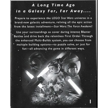 Lego Star Wars The Force Awakens Game PS4 PlayStation 4 2101448 Blu-ray Disc
