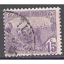 Tunisie 1906 Michel 34 O Cote (2005) 0.40 € Paysan avec charrue Cachet rond
