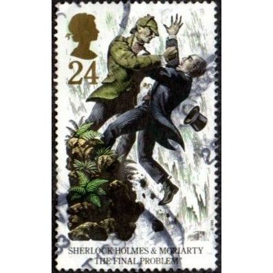 1993 Sherlock Holmes Centenary. 24p Value The Final Problem. Fine Used