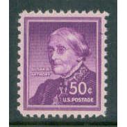 1051 50c Susan B. Anthony Fine MNH MA0146