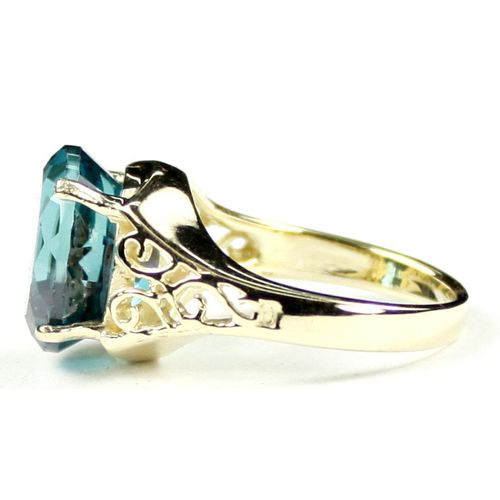 Paraiba Topaz, 10KY Gold Ring, R057