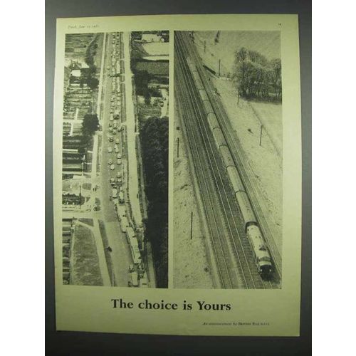 1960 British Railways Ad - The Choice is Yours