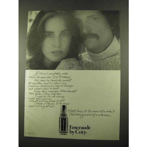 1975 Coty Emeraude Perfume Ad - Really Knows Me