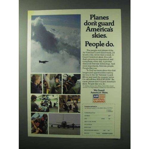 1983 U.S. Air National Guard Ad - Guard America's Skies