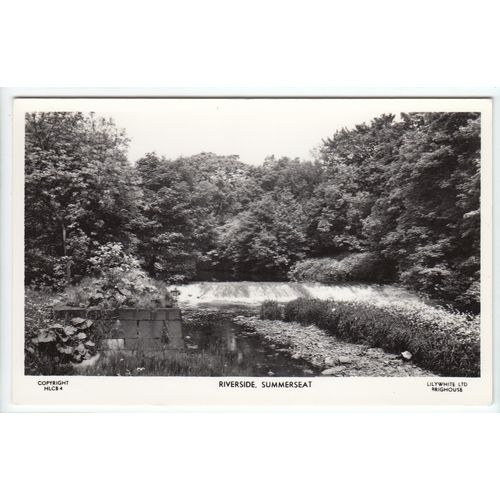 Riverside Summerseat RP Postcard Lancashire