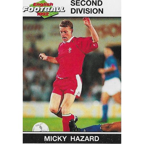 Panini's English Football 1992 Stickers: No.270 - Hazard (Micky)