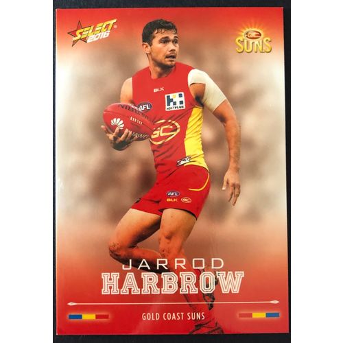 2016 Select Card #90 Jarrod Harbrow Gold Coast