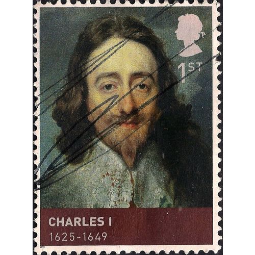 GB, King Charles I, maroon 2010, 1st, #2