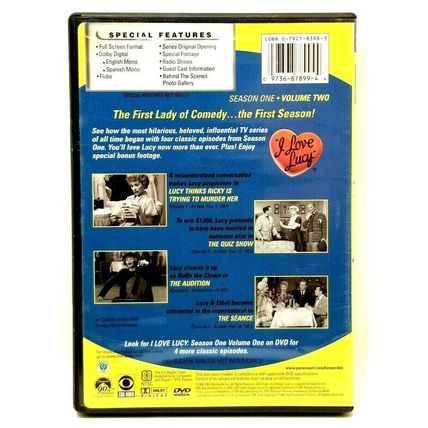 I Love Lucy - Season 1: Vol. #2, #5, & #8 (DVD, 2003) (3 Disc) (L22)