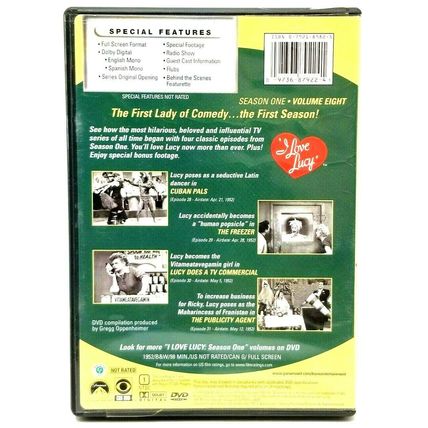 I Love Lucy - Season 1: Vol. #2, #5, & #8 (DVD, 2003) (3 Disc) (L22)