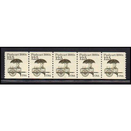 2133 12.5c Pushcart Very Fine MNH Dry Gum PNC 1/5 X2204