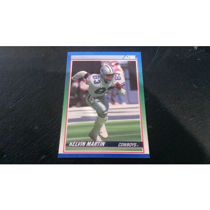1990 Score Football Card # 082 Kelvin Martin Excellent-Mint (6) Dallas Cowboys