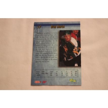 Brad Church 1995 Classic Hockey Draft 95 NO. 17
