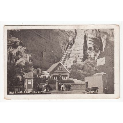 East Hill Lift Hastings Postcard East Sussex SPC