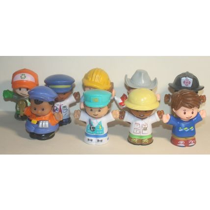 Mattel Fisher Price Little People Lot of 9 Boy Play Figures