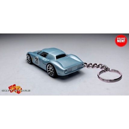 GREAT GIFT KEYCHAIN BLUE FERRARI 250 LM BERLINETTA PININFARINA Ltd EURO HW