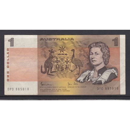 Australia: One Dollar QEII Banknote. Ref: CB0004