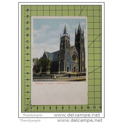 MONTREAL, ST JAMES, METHODIST CHURCH, CANADA, Postcard