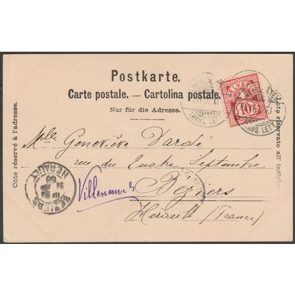 Vu du Lac, Saint-Blaise, 1900 - Chiffelle CPA