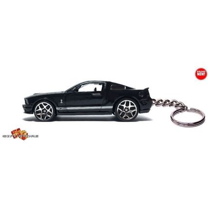 RARE KEYCHAIN BLACK FORD SHELBY MUSTANG GT500 GREAT GIFT or DESK DISPLAY