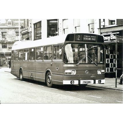 Black & White Photograph of Northampton Corporation Transport - PNH 26N