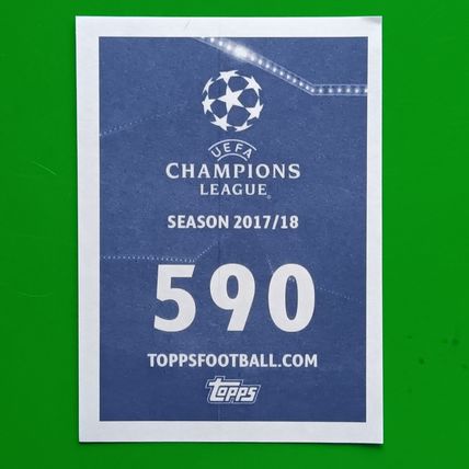 TOPPS UEFA CHAMPIONS LEAGUE 2017/18 Antoine Griezmann Sticker #590