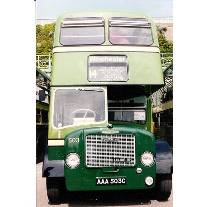 Colour Photograph of Aldershot & District Traction Co. Ltd. - AAA 503C