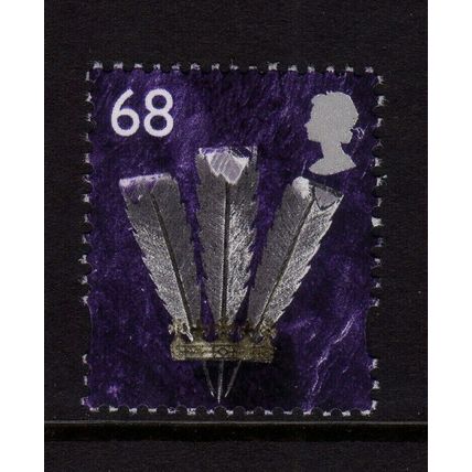 W88 XW61 68p PoW Feathers ~ WALES Unmounted Mint