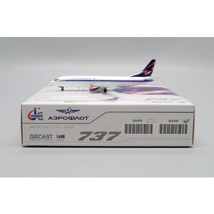 B737-400 AEROFLOT REG: VP-BAN WITH ANTENNA - JC WINGS JC4978 1/400 - PRE ORDER